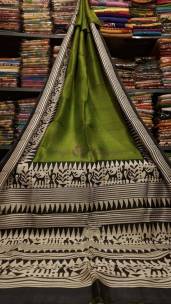 Handloom 3ply bishnupuri silk sarees