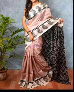 Handloom bishnupuri silk sarees with hand print