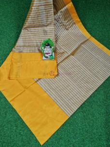 Mango yellow uppada tissue by cotton sarees