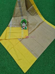 Yellow uppada tissue by cotton sarees