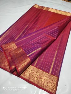 Magenta katan silk sarees
