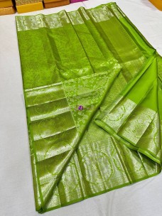 Green pure kanchipuram bridal silk sarees
