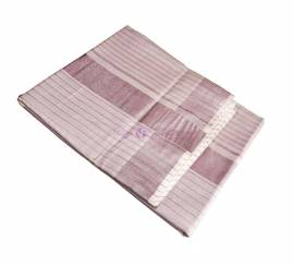 Kerala cotton silver tissue stripes sarees