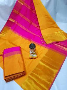 Tripura silk sarees with big border