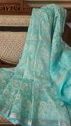 Linen silk sarees